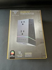 Titan 6-Outlet Surge Protector, LED Light Str...