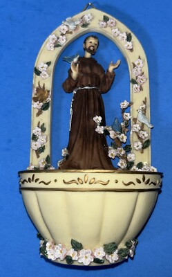 Saint Francis Holy Water Font Fountain Beman Design Concepts 7''