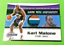 2000-01 KARL  MALONE 4 COLOR JERSEY PATCH GAME TIME UNIFORMITY NRMT-MT