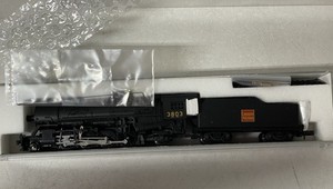 KATO 126–0104 Heavy MIKADO USRA Canadian National #3803 Locomotive In Case