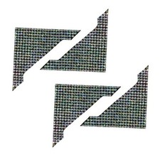 4PCS Bling Car Door Corner Edge Guards, Sparkly Rhinestone Automotive Colorful