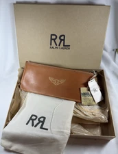 RRL Double Ralph Lauren Leather Document Wallet - New w/ Dust Cover, Tags, Box