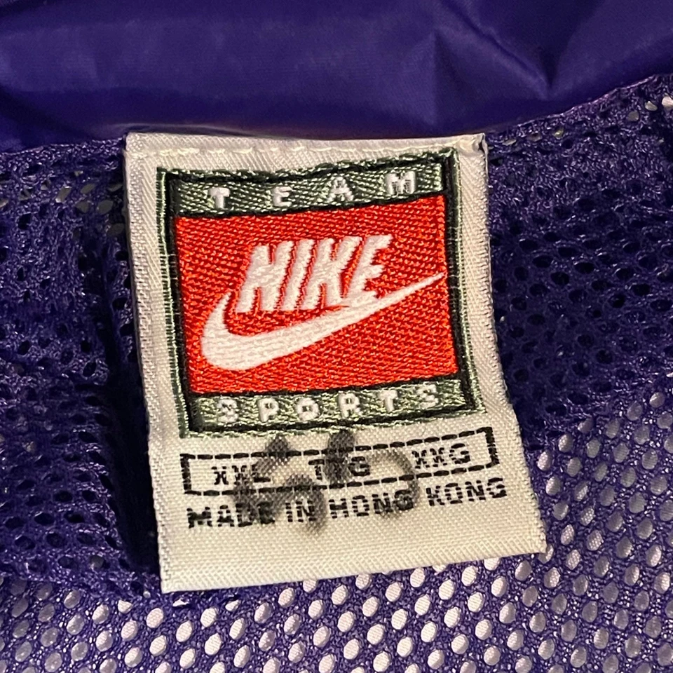 Vintage Nike Washington Huskies Purple White Windbreaker Jacket NCAA 90s XXLarge - Image 3 of 4
