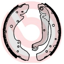 Brembo Bremsbackensatz hinten 7701204637 7701205915 00946560 7701204638 | 192265