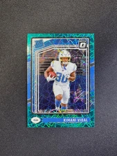 2024 Donruss Optic Rated Rookie Kimani Vidal Teal Velocity Prizm 262 Charger SSP