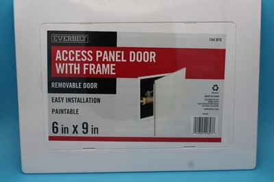 EVERBILT Access Panel Door for Drywall Holes 6 X9 REMOVABLE DOOR W/FRAME 154978