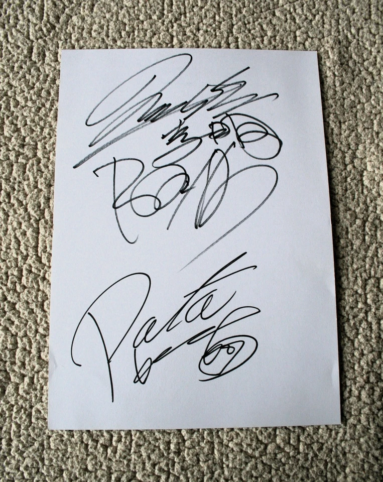 SIGNED dédicace autographe PATA MICHIAKI Ra:IN 2008 X Japan Yoshiki - Photo 1/1