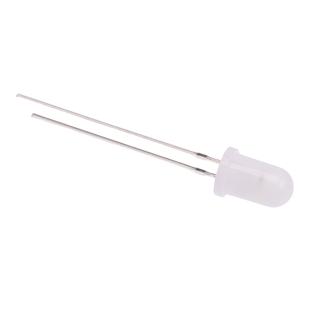 50 x White Flashing 5mm Diffused LED 1.8Hz 3000mcd