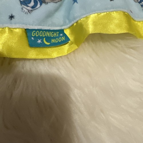 Kid's Preferred Goodnight Moon Plush Bunny Lovey Security Blanket 16" x 16" - Foto 3 di 7