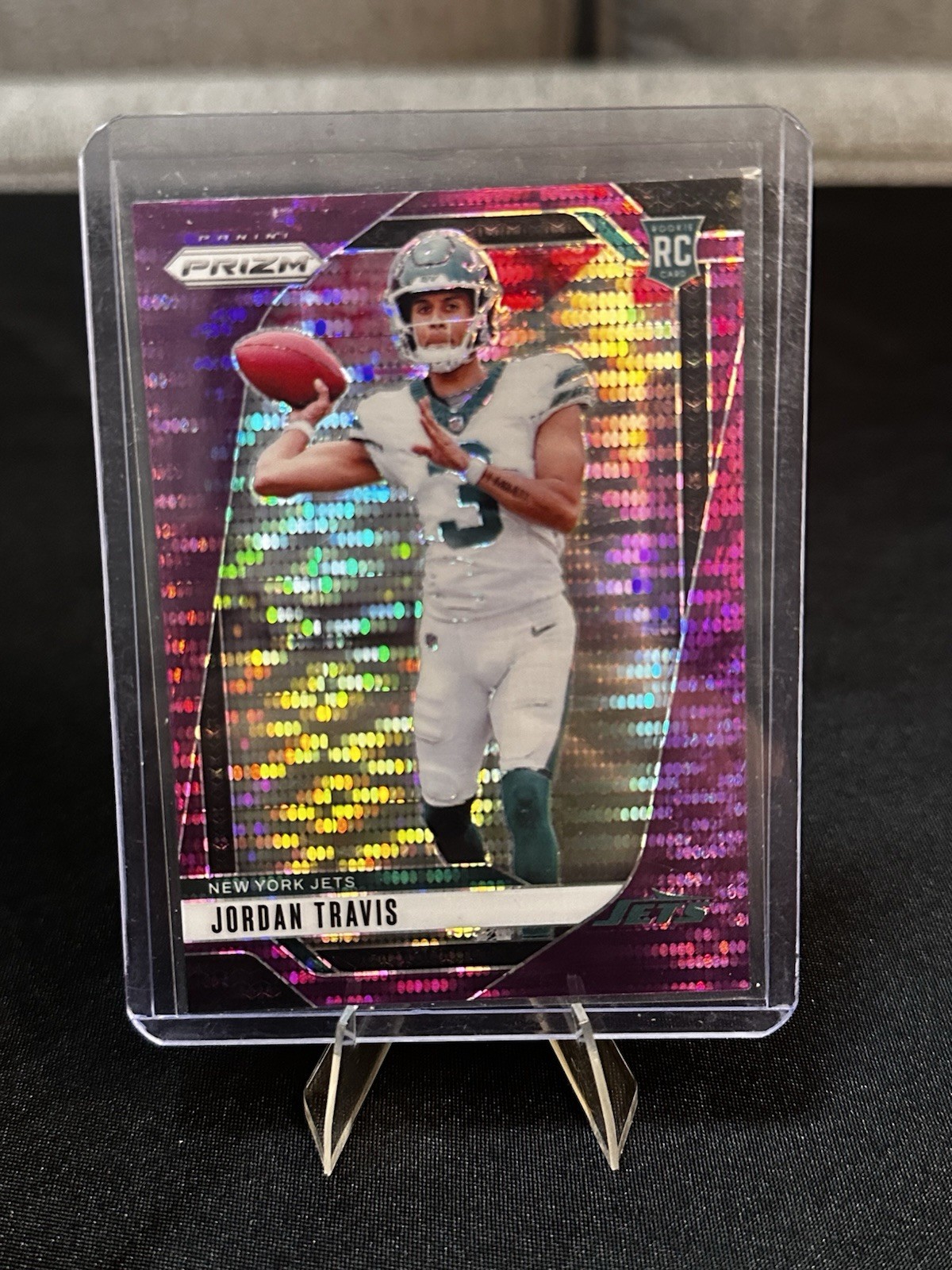 Jordan Travis Rookie Purple Pulsar Prizm 2024 Panini Prizm #359 (RC)