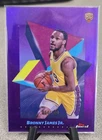 2024 Topps Finest Basketball Purple Refractor Bronny James Jr. #43