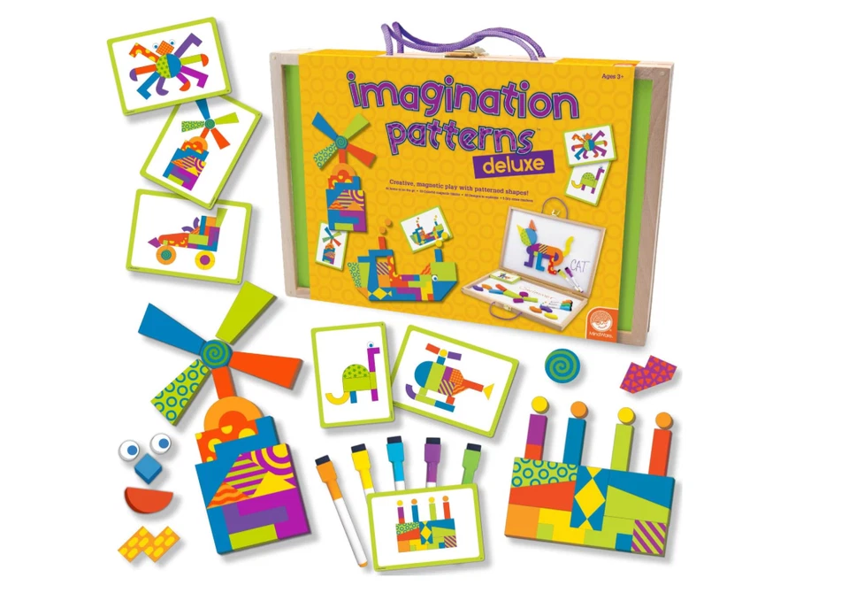 MindWare Imagination Patterns Deluxe- Includes 60 Magnetic Blocks - Image 2 of 4