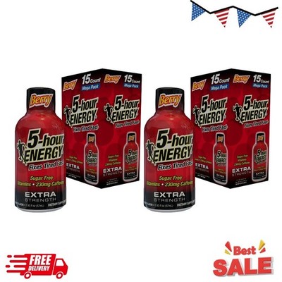 5-hour ENERGY Shot, Extra Strength, Berry, 30 Count