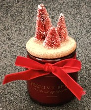 NEW Next Festive Spice Mini Candle Scented Red Christmas 80g