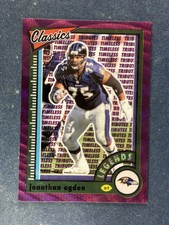 2022 Classics Timeless Tributes Purple Jonathan Ogden Ravens 50/50