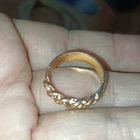 Art Deco Vintage Round Cut Lab Created Diamond Gold Finish Engagement Ring