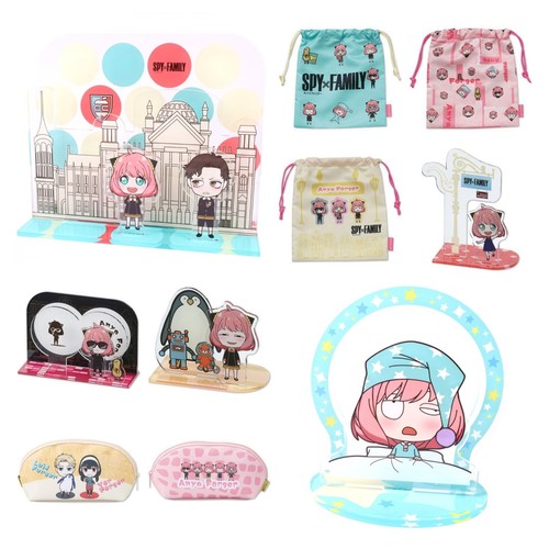 Spy x Family Bundle set di 10 - caccaccone, supporto acrilico e sacchetto con coulisse Giappone - Foto 1 di 18