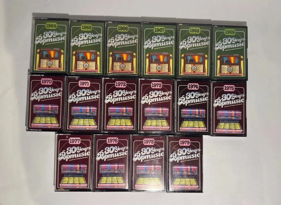 30 Years of Popmusic Kassette Box Set 1950–1979 • Sammler Rarität - Bild 4 von 4