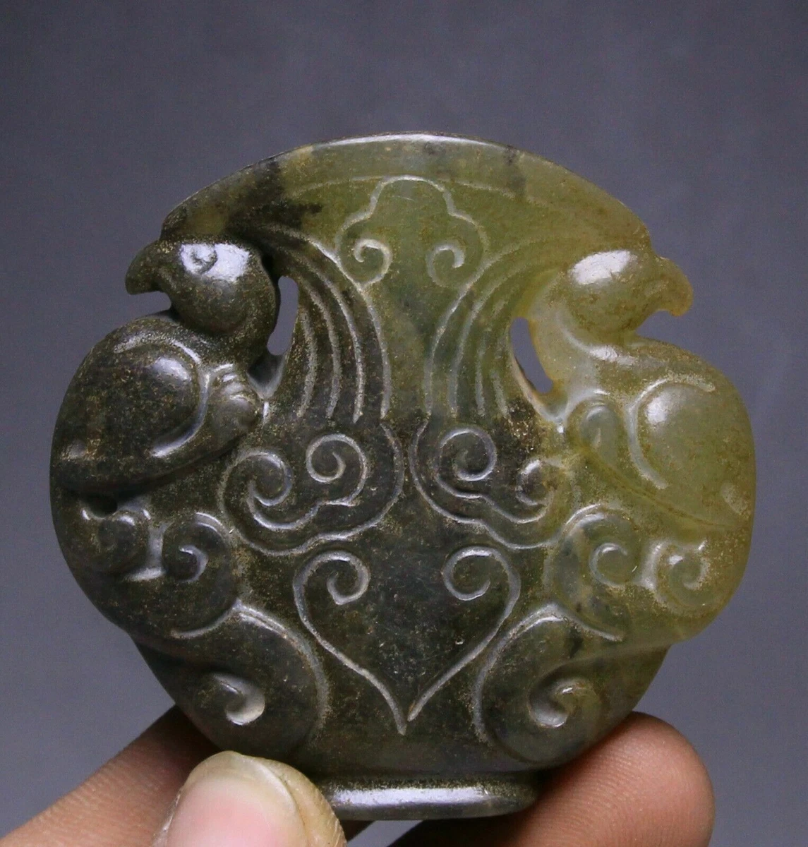 凤凰中国风石制雕像、雕像| eBay