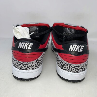 Nike SB Dunk Low x Supreme Red Cement Sneakers, Size 10 BNIB Nike SB Dunk Low x Supreme Red Cement Sneakers, Size 10 BNIB