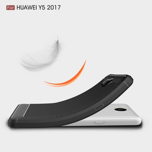 Huawei Y5 2017 Etui Case Komórka Cover Ochrona Pokrowiec Futerał ochronny Bumper Etui Niebieskie - Zdjęcie 8 z 10