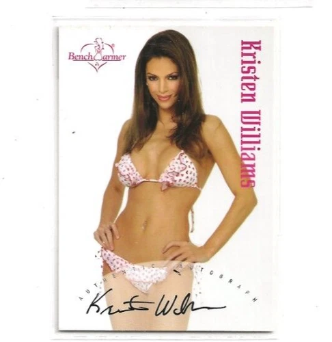 2003 BENCHWARMER AUTOGRAPH KRISTEN WILLIAMS SIGNATURE CARD BENCH WARMERS #18
