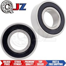  Qty.2 6205-2RS-B Bearing W/ Spherical Outer Race 25mm ID x 52mm OD x 15mm W 