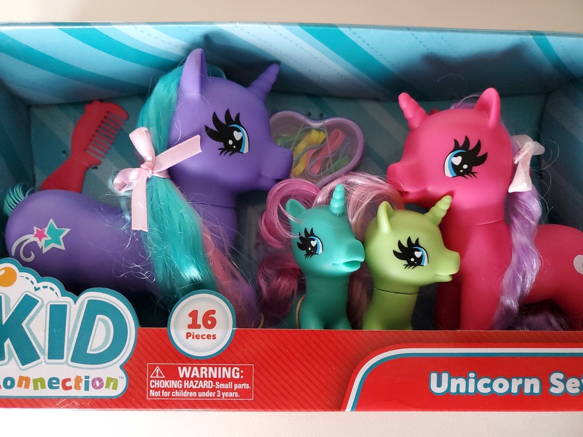 Kid Connection Unicorn Toys From Walmart Unicorn Set Brush Comb