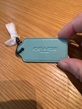 Sale Authentic Coach New York Hangtag Blue