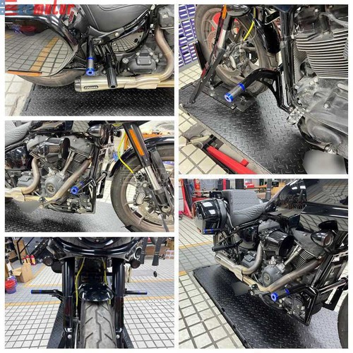 For Harley Softail Low Rider ST FXLRST 2022-2024 Highway Crash Bar Passenger Peg - Picture 21 of 49