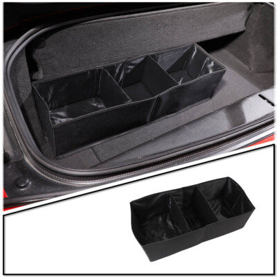 Trunk Oxford Cloth Organizer Storage Box Bag Tray Trim For Corvette C7 2014-2019