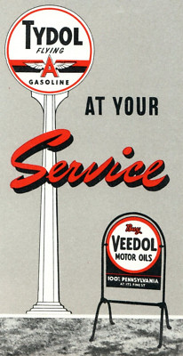 1930's Tydol Flying A Gasoline Advertising Ink Blotters Veedol Motor Oils