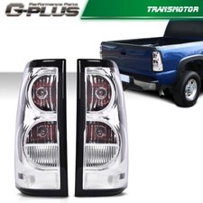 Pair Tail Lights Brake Lamps Chrome Fit For 03-06 Chevy Silverado 1500 2500 3500 Pair Tail Lights Brake Lamps Chrome Fit For 03-06 Chevy Silverado 1500 2500 3500
