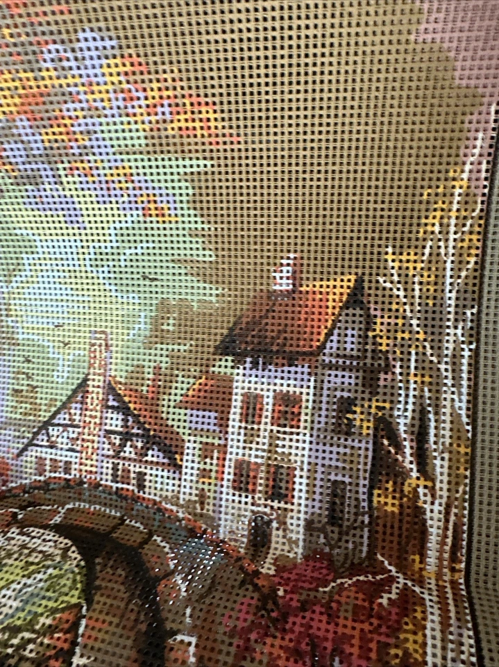 Printed needlepoint Tapestry Gobelin L Old Bridge  Canvas Only  40x50cm - Image 4 of 4