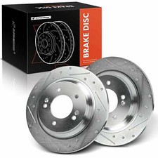 A-Premium 2x Rear Side Drilled Brake Rotors for Hyundai Sonata Ioniq Kia Optima