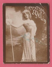 Cigarettes Melia Alger Algeria Tobacco Card Plain Back Sepia Lilia Declos