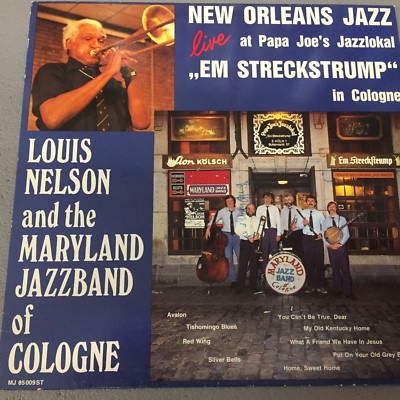 LOUIS NELSON / MARYLAND JAZZBAND: ''Em Streckstrump'' (MJ 85009 ST/NM)