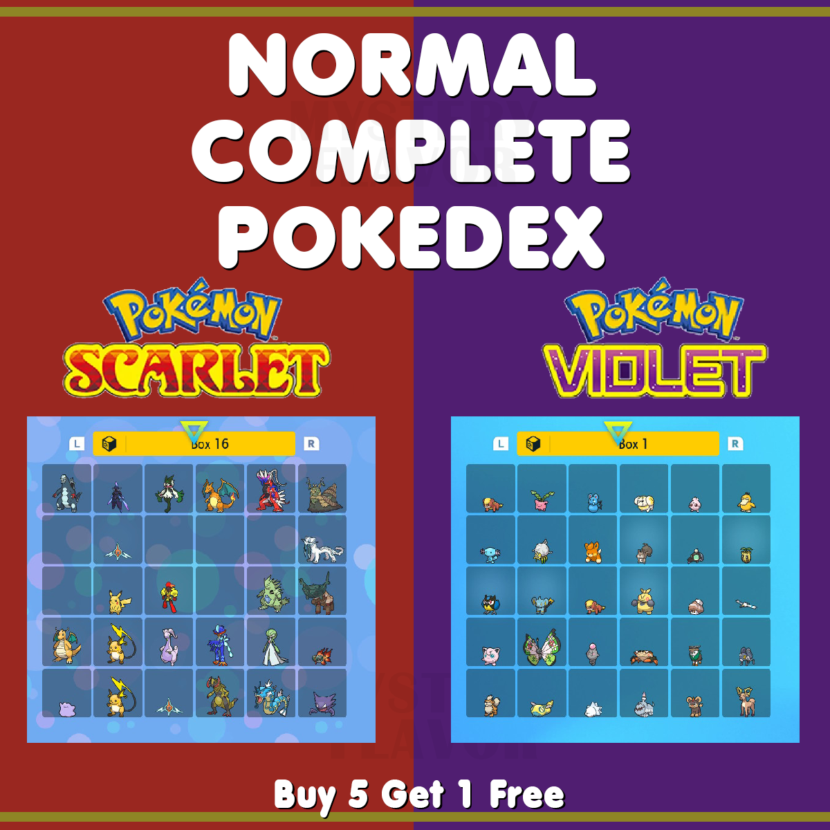 Confirmed Pokemon Scarlet & Violet Pokedex (so far!)