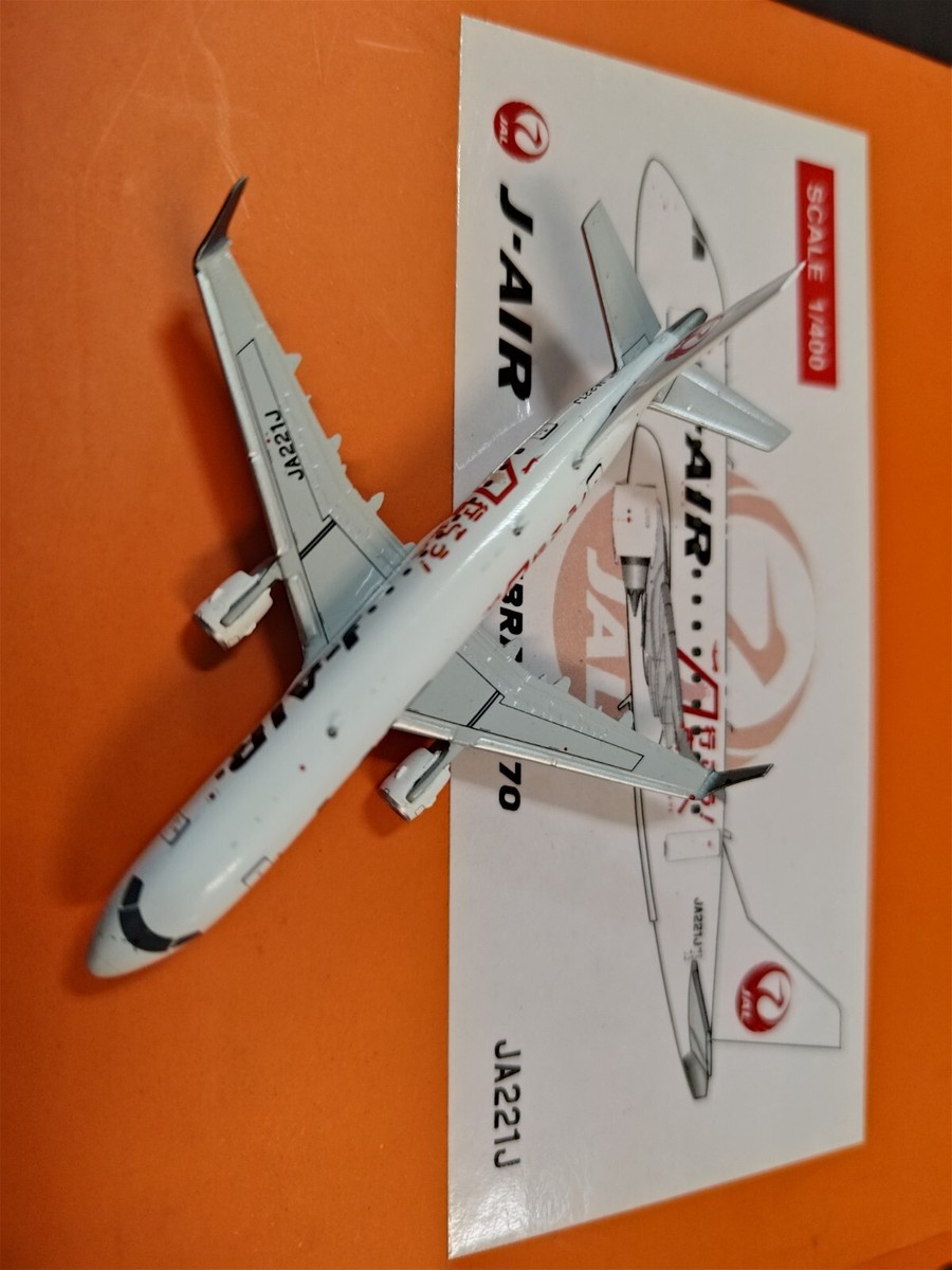 1:400 JAL GROUP J-Air ERJ-170 JA221J JC Wings | eBay