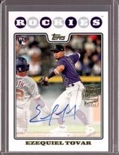 EZEQUIEL TOVAR 2023 Topps Archives Fan Favorites RC Autograph Auto #08FF-ET