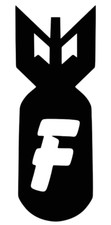 F Bomb Vinyl Decal For Car Truck Tumbler Laptop Sticker Pick Size And Color
