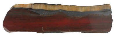 Polished Western Australian Banded Iron Jasper silicified C Slice Stone BI03052