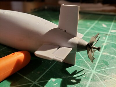 1/350 HMS Trafalgar SSN submarine 2 x propeller set Airfix