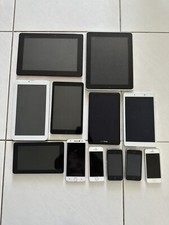 Lot Of 12 Untested Tablets Phones