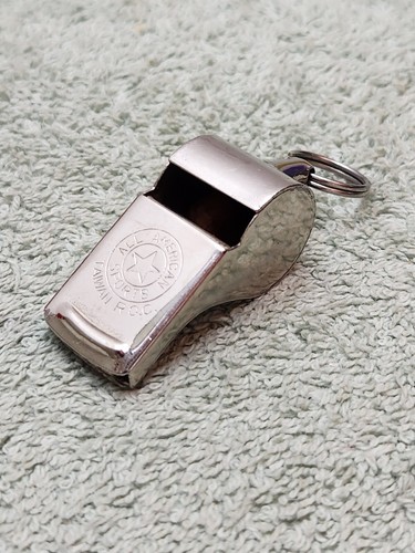 Vintage Chrome Whistle ALL AMERICAN SPORTS Taiwan ROC.