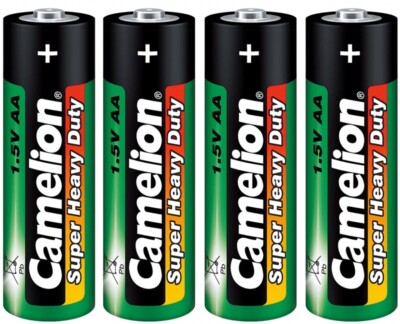 4x Camelion - Super Heavy Duty R6 AA Mignon Batterie - 4er