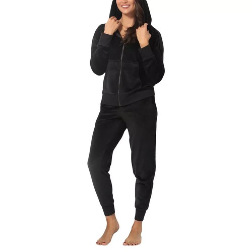 Felina Women's Velour 2 Piece Zip Hoodie And Jogger - Picture 11 of 25