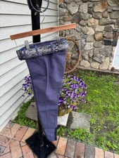 Tailored Sportsman Trophy Hunter Low-Rise Front-Zip Sock Bottom Purple Heart/Tan