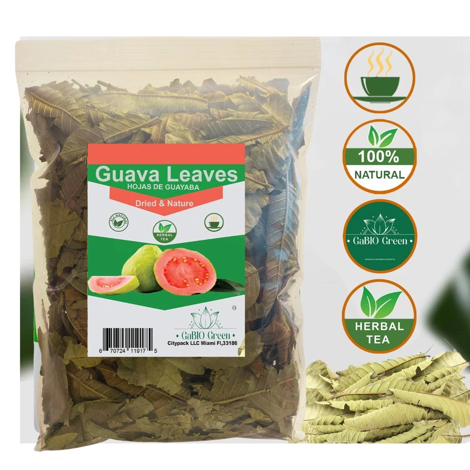 Hojas de Guayaba Enteras Secas Hojas de Guayaba Hojas de Guayaba Natural Té, Gabiogreen Foto 3 de 3