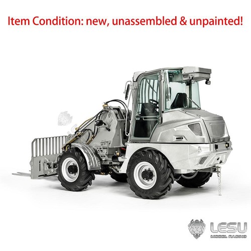 In Stock LESU Hydraulic 1/14 RC Loader Aoue AT1050 W/Telescopic Arm Light Sound - Picture 8 of 10